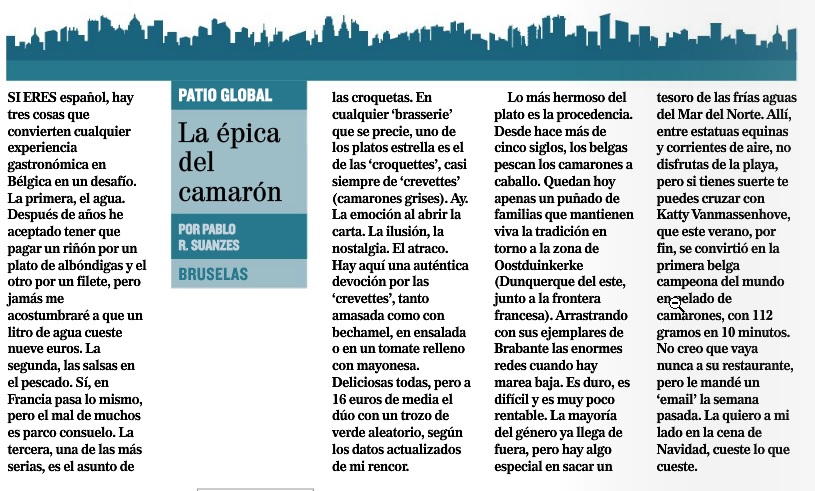 La epica del camaron