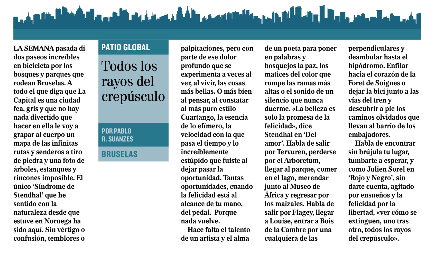 Todos los rayos del crepusculo